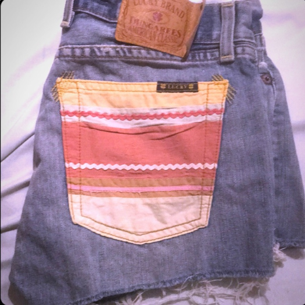 Lucky Brand Blue Jean Shorts Size 2/26